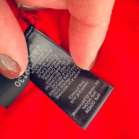 Express Red Halter Mini Jersey Dress Swing Size Small Party Flirty Date - Picture 9 of 10